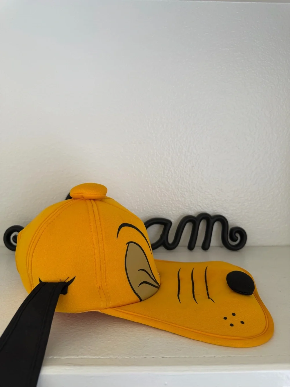 Vintage Walt Disney World Winking Pluto Hat Soft Foam Face Adult CLEAN CONDITION